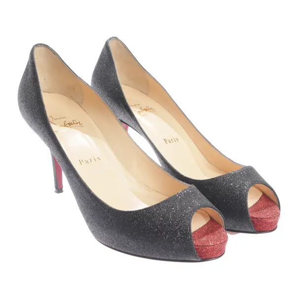 Peeptoes, in Schwarz, Christian Louboutin