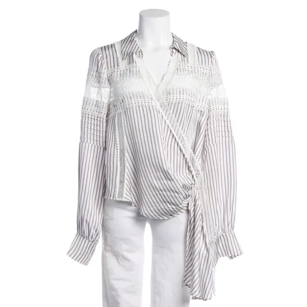 Bluse, in Weiß, Viskose, self-portrait