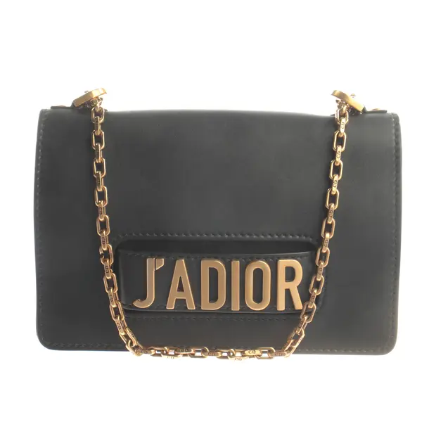 Shoulder Bag, in Black, Leather, Dior