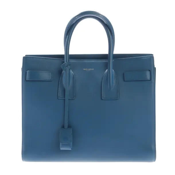 Borsetta, in Blu, Pelle, Saint Laurent