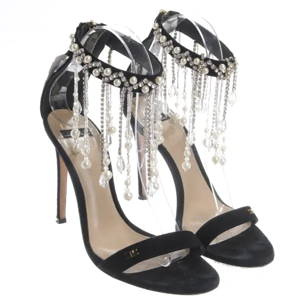 Heeled Sandals, in Black, Elisabetta Franchi