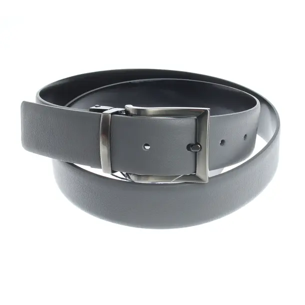Belt, in Light Gray, Leather, Bikkembergs