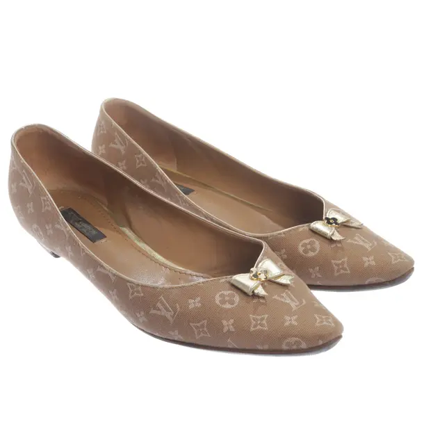 Ballerinas, in Hellbraun, Louis Vuitton