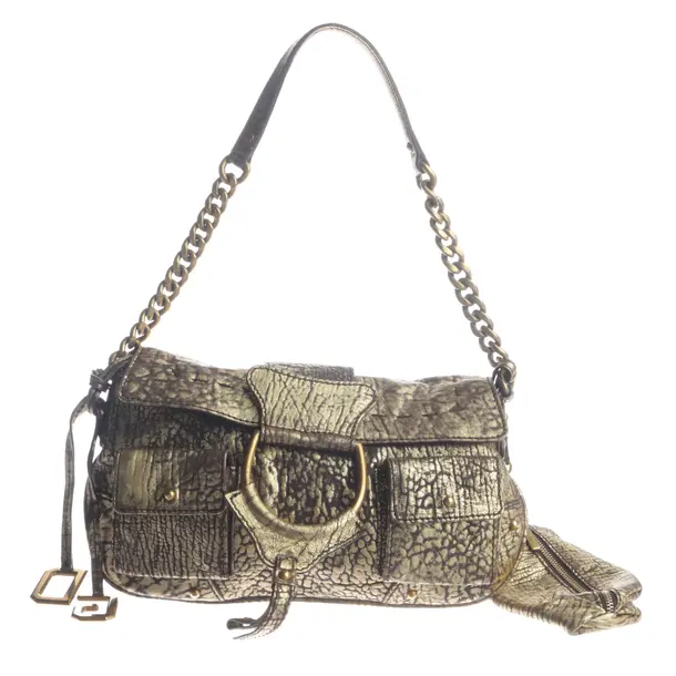 Shoulder Bag, in Gold, Leather, Dolce & Gabbana