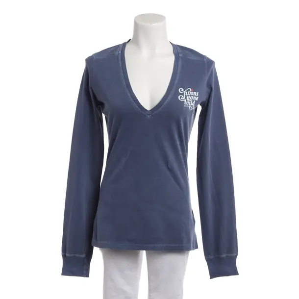 Long Sleeve Shirt, in Blue, Cotton, Dsquared