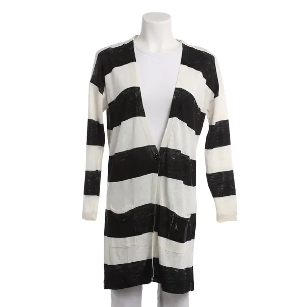 Cardigan, in Black, Linen, Patrizia Pepe