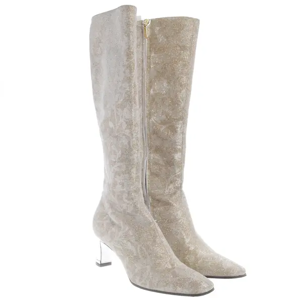 Stiefel, in Gold, Dolce & Gabbana