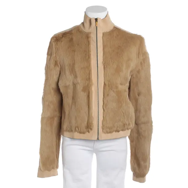 LeatherJacket, in Light Brown, Leather, Versace