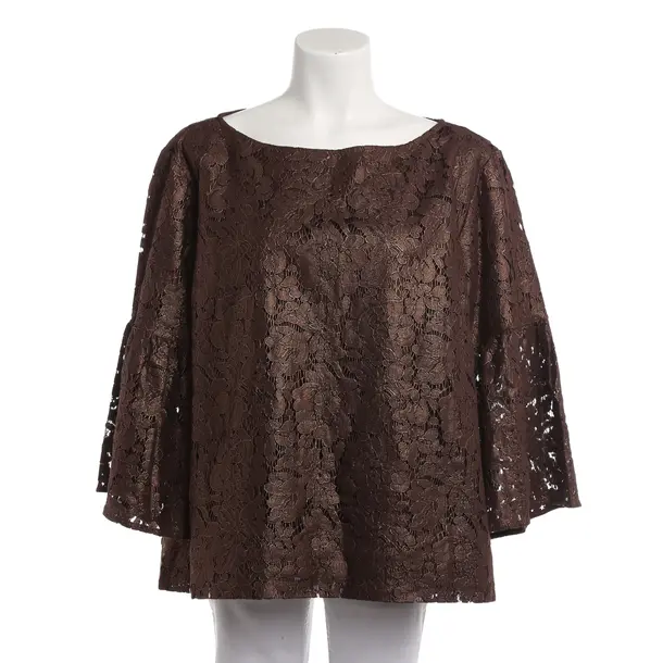 Blouse, in Brown, Cotton, Lauren Ralph Lauren