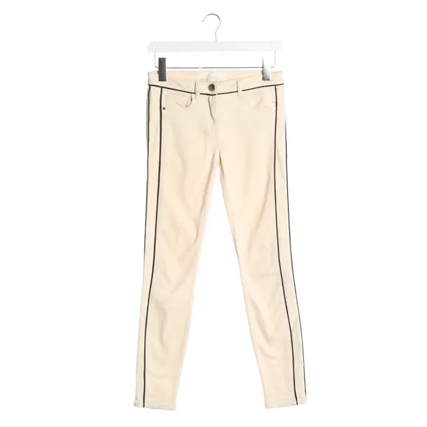 Pants, in Cream, Cotton, Elisabetta Franchi
