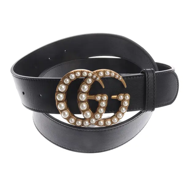 Gürtel, in Schwarz, Leder, Gucci