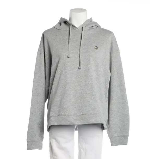 Hoodie, in Hellgrau, Baumwolle, Twin Set