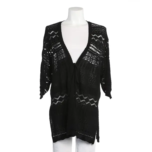 Cardigan, in Black, Cotton, Twin Set