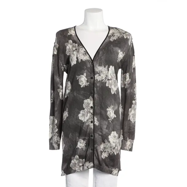 Strickjacke, in Hellgrau, Baumwolle, Twin Set