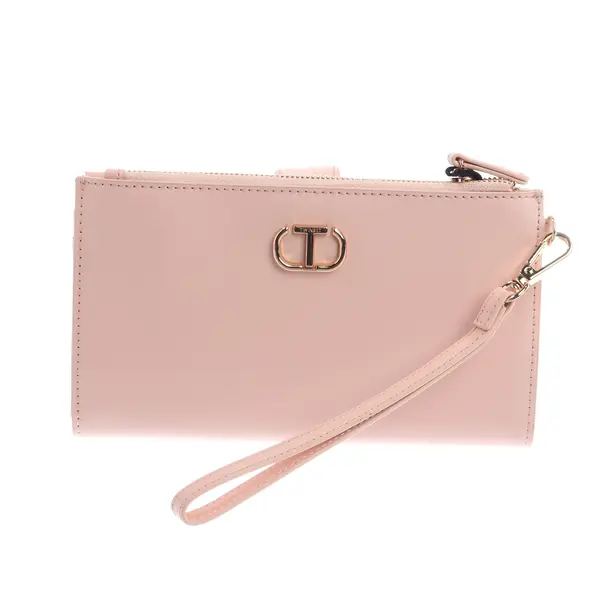 Geldbörse, in Hellrosa, Leder, Twin Set