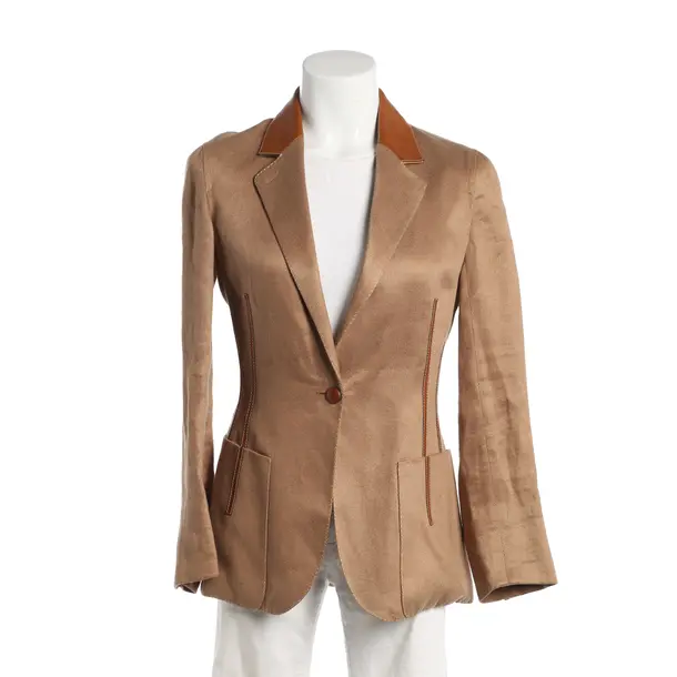 Blazer, in Light Brown, Linen, Hermès