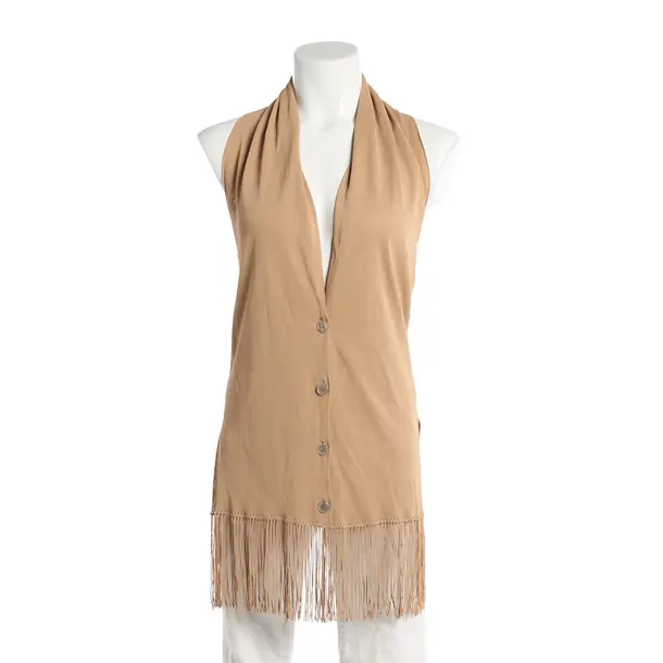 Vest, in Light Brown, Viscose, Hermès