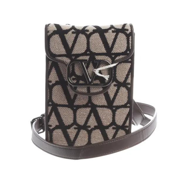 Handytasche, in Schwarz, Baumwolle, Valentino