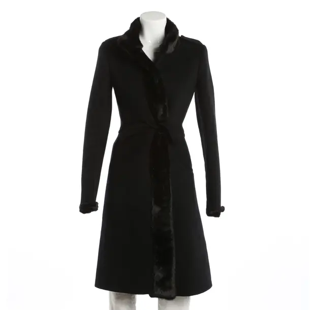 Cappotto mezza stagione, in Nero, Lana, Prada