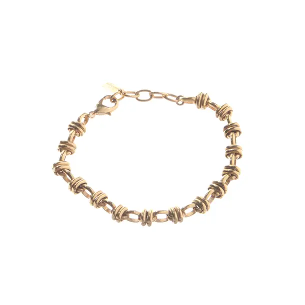 Bracelet, in Gold, Metal (metallic, metallized), Saint Laurent