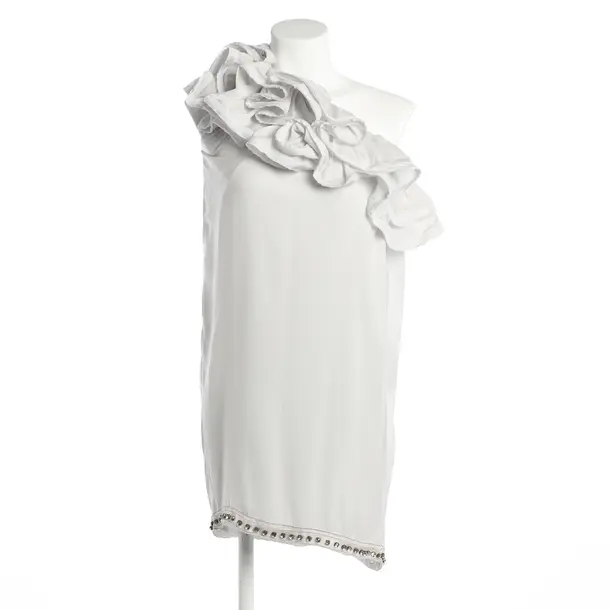 Cocktailkleid, in Hellgrau, Polyester, Lanvin