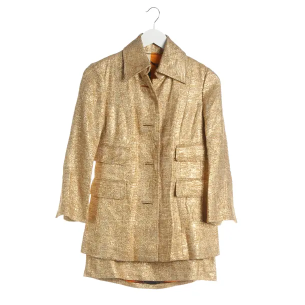 Skirt Suit, in Gold, Viscose, Dolce & Gabbana