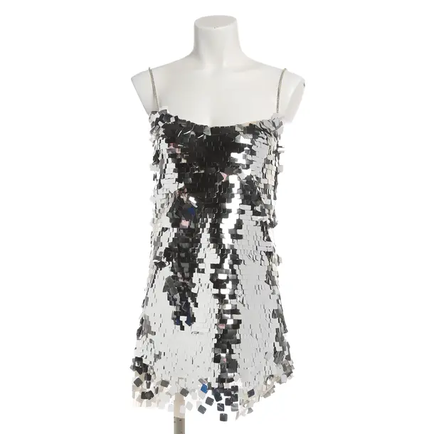 Cocktailkleid, in Silber, Polyamid, Ermanno Scervino