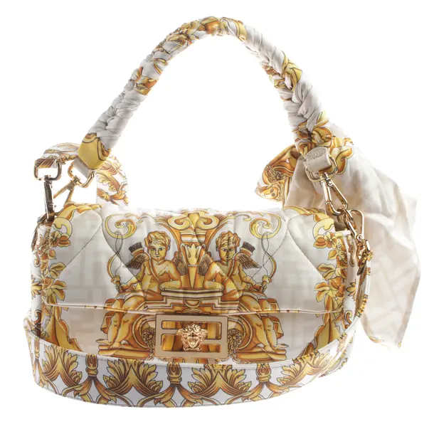 Schultertasche, in Mehrfarbig, Baumwolle, Fendi