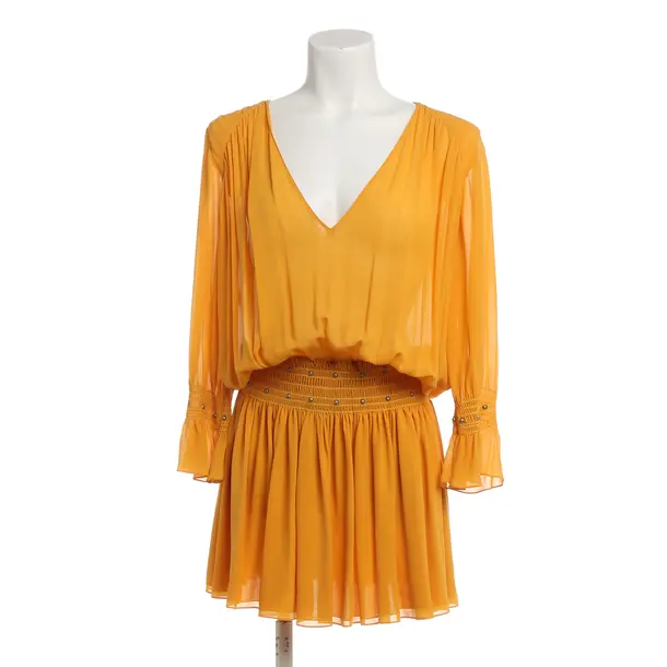 Kleid, in Orange, Seide, Saint Laurent