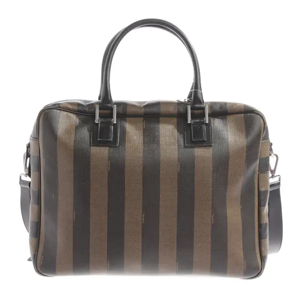 Handtasche, in Dunkelbraun, Polyvinyl, Fendi