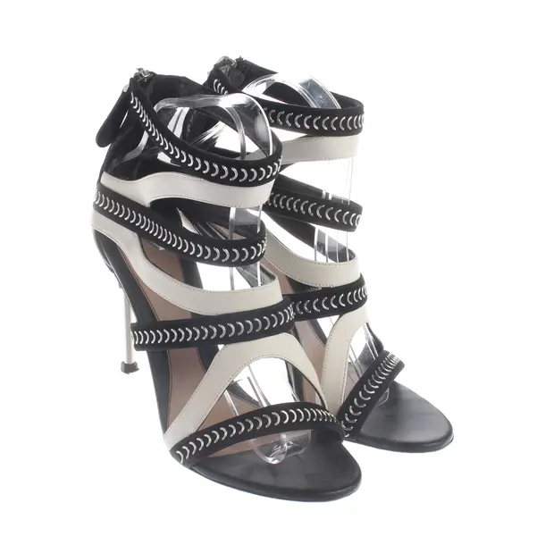 Heeled Sandals, in Black, Alexander McQueen