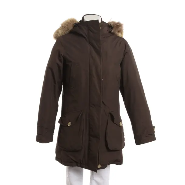 Winter Jacket, in Brown, Cotton, Woolrich
