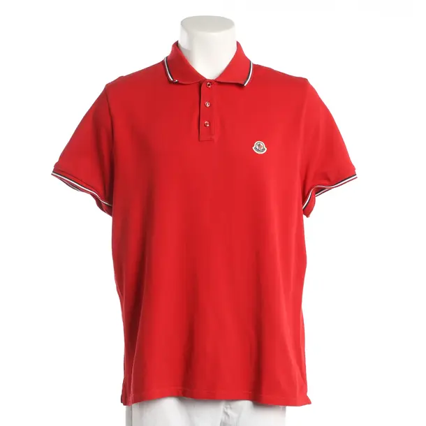 Polo Shirt, in Red, Cotton, Moncler