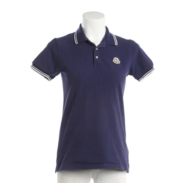 Poloshirt, in Navy, Baumwolle, Moncler