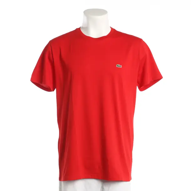 T-Shirt, in Red, Cotton, Lacoste