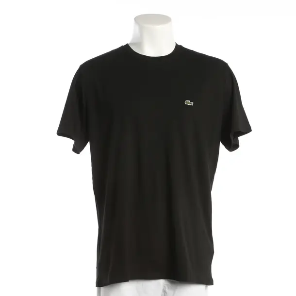 T-Shirt, in Schwarz, Baumwolle, Lacoste