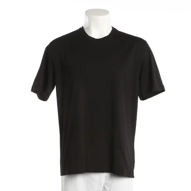 T-Shirt, in Schwarz, Baumwolle, Roberto Collina