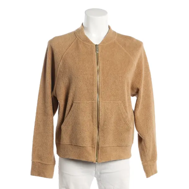 Zip-up Hoodie, in Brown, Cotton, Max Mara