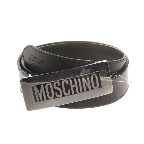 Gürtel, in Schwarz, Leder, Moschino
