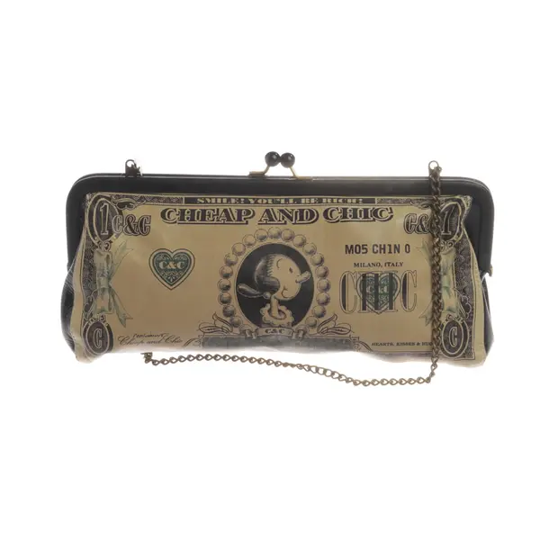 Clutch, in Mehrfarbig, Leder, Moschino Cheap & Chic