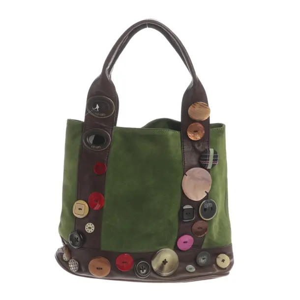 Shoulder Bag, in Green, Leather, Kenzo