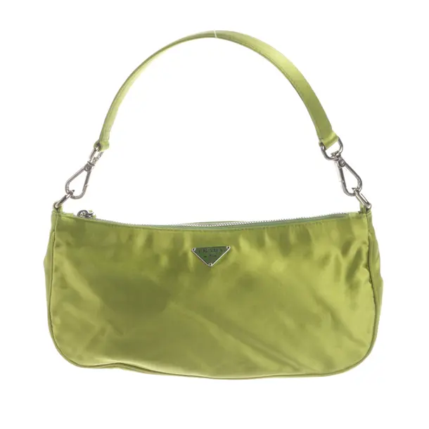 Shoulder Bag, in Light Green, Polyamide, Prada