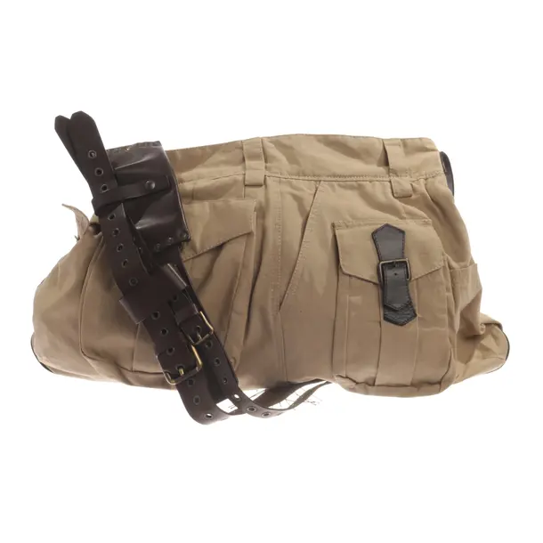 Umhängetasche, in Hellbraun, Baumwolle, Dolce & Gabbana