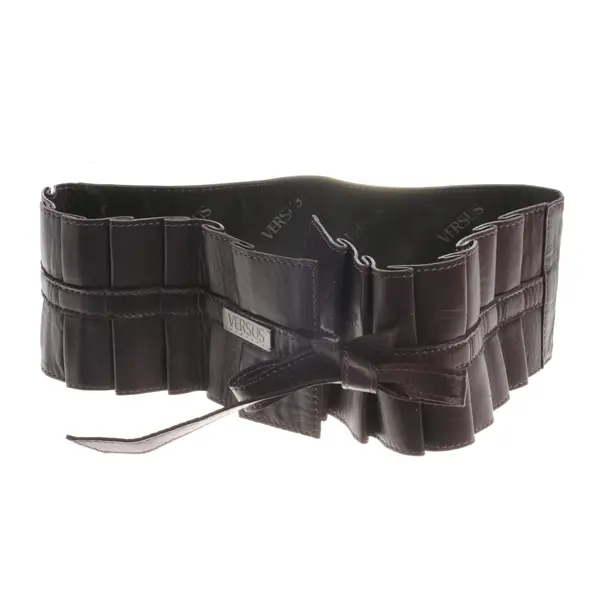 Cinture, in Viola, Pelle, Versace