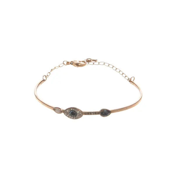 Armband, in Gold, Metall (metallisch, metallisiert), Swarovski