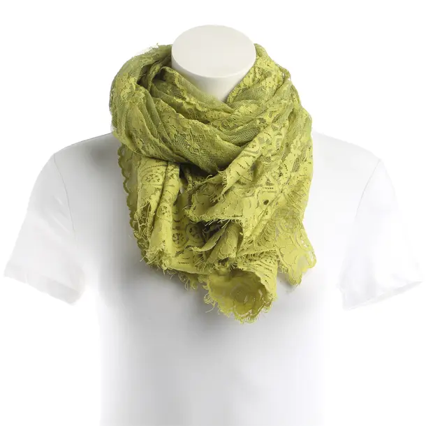 Shawl, in Green, Polyester, Ermanno Scervino