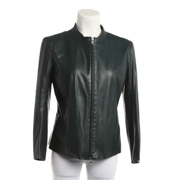 Mid-Season Jacket, in Dark Green, Polyurethane, Patrizia Pepe