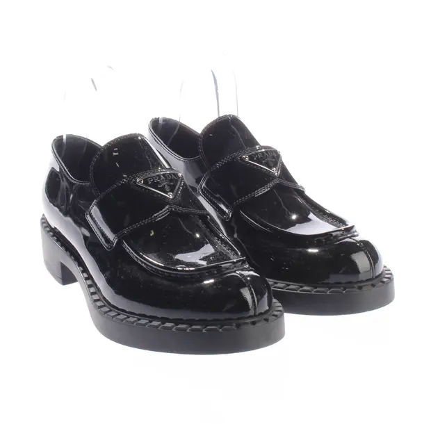Loafers, in Schwarz, Prada