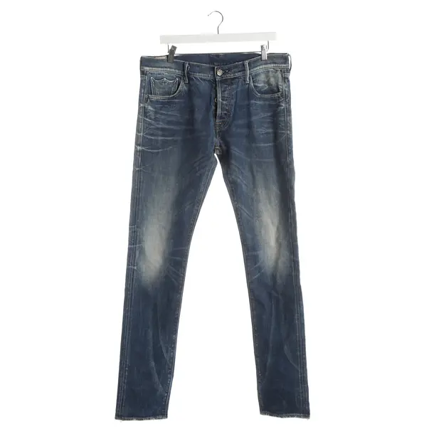 Jeans Straight Fit, in Blau, Baumwolle, HTC