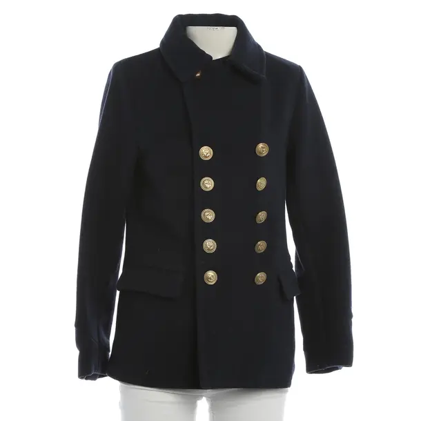 Mid-Season Jacket, in Navy, Wool, Golden Goose